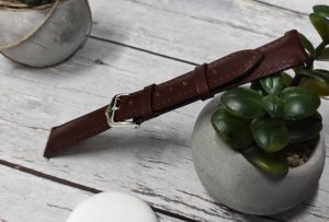 Skórzany wodoodporny pasek do zegarka 19 mm HIRSCH Siena L 04202010-2-19 . 2