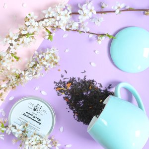 Herbata czarna EARL GREY JAŚMINOWY  jaśmin na prezent 120g - sypana liściasta herbata PREMIUM Cup&You 5