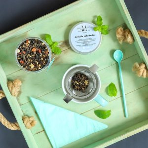 Herbata czarna ŹRÓDŁO MŁODOŚCI papaja skórka pomarańczy owoce goji 150g - sypana liściasta herbata PREMIUM Cup&You 4