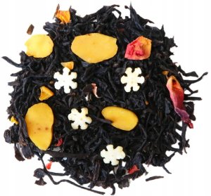 Herbata czarna SMAŻONE MIGDAŁY jabłka migdały płatki róży na prezent 120g - sypana liściasta herbata PREMIUM Cup&You 2