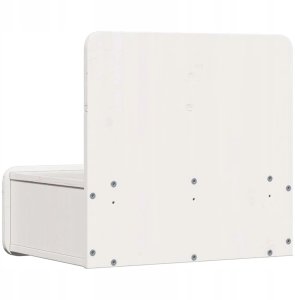 Stolik nocny 2 pcs Biały 44 x 32,5 x 40 cm Lite drewno sosnowe Lumarko! 9