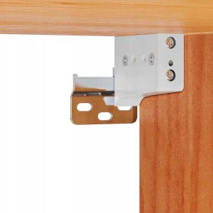 Stolik nocny z szufladą 2 pcs Woskowy brąz 38 x 36 x 29.5 cm Lumarko! 12