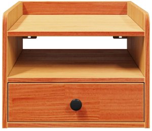 Stolik nocny z szufladą 2 pcs Woskowy brąz 38 x 36 x 29.5 cm Lumarko! 7