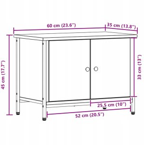 Stojak na telewizor Old Wood Stare drewno Drewno 60 x 35 x 45 cm Lumarko! 11
