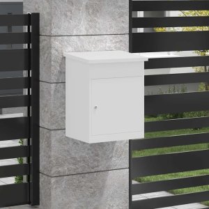 Skrzynka na przesyłki Biały 44 x 35 x 59 cm Stal Lumarko! 3