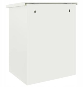 Skrzynka na przesyłki Biały 44 x 35 x 59 cm Stal Lumarko! 7