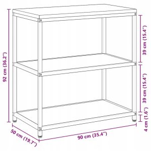Półka do przechowywania w kuchni z półką Antracyt Stal Lumarko! 13