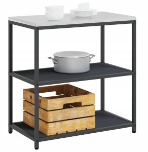 Półka do przechowywania w kuchni z półką Antracyt Stal Lumarko! 3