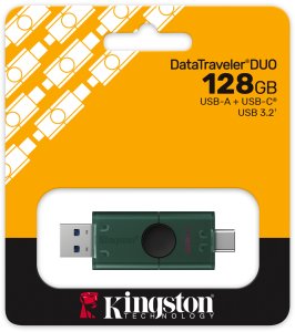 Pendrive Data Traveler DuoG2 128GB USB-A/USB-C 3.2 Gen1 4