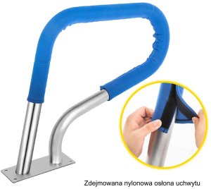 Poręcz basenowa poręcz wejściowa do basenu 76,2 cm 2