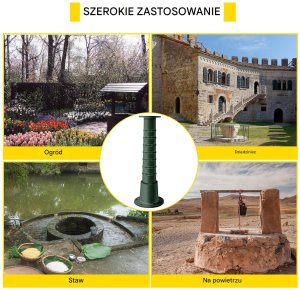 Vevor Podstawa do pompy ręcznej ogrodowa do wody abisynka 8