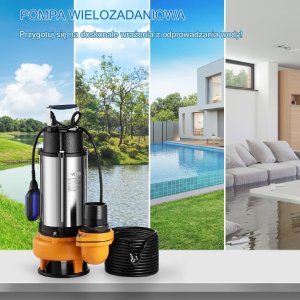 Vevor Pompa głębinowa membranowa górnossąca do wody studni zanurzeniowa 2200 W 7