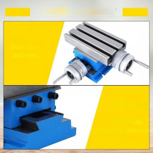 Stół roboczy krzyżowy do frezarki wiertarki Imadło Stołowe 18.5 x 10 cm 14