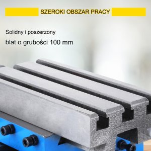 Stół roboczy krzyżowy do frezarki wiertarki Imadło Stołowe 18.5 x 10 cm 3