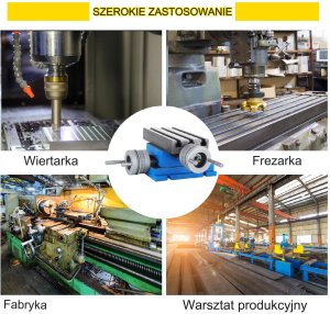 Stół roboczy krzyżowy do frezarki wiertarki Imadło Stołowe 18.5 x 10 cm 7