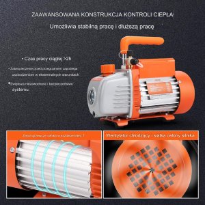 Pompa próżniowa do klimatyzacji 100 l/min 2