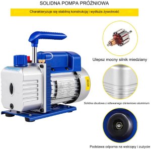 Pompa próżniowa do klimatyzacji 85 l/min 2