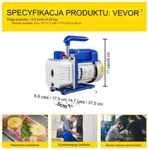 Pompa próżniowa do klimatyzacji 85 l/min 6