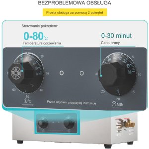 Myjka Ultradźwiękowa do czyszczenia 30L 3
