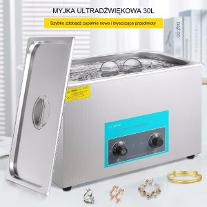 Myjka Ultradźwiękowa do czyszczenia 30L 8