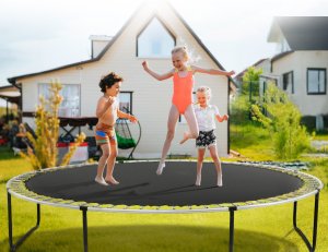 Mata do trampoliny skakania batut 426 cm 72 sprężyn mocna wytrzymała 7