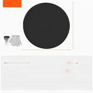 Vevor Mata do trampoliny skakania trampolina 457 cm 96 sprężyn mocna wytrzymała czarna 10