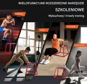 Skrzynia crossfit plyometryczna JUMP BOX 3 wysokości 5