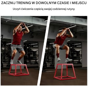 Skrzynia crossfit plyometryczna JUMP BOX 3 wysokości 6