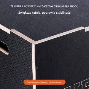 Vevor Skrzynia crossfit plyometryczna JUMP BOX 3w1 30 x 35 x 40 cm 3