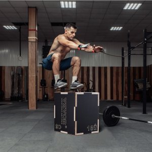 Vevor Skrzynia crossfit plyometryczna JUMP BOX 3w1 30 x 35 x 40 cm 8