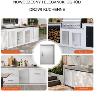 Vevor Drzwi do Grilla ze Stali Nierdzewnej 11