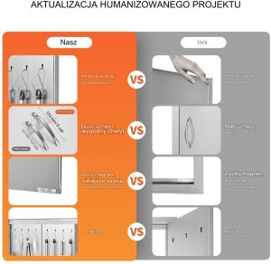 Vevor Drzwiczki do grilla 79x61 cm podwójne stal nierdzewna do kuchni zewnętrznej 11