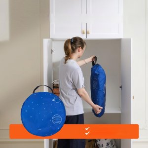 Namiot Sypialniany na Łóżko Baldachim Oddychający 200 x 105 x 120 cm 4