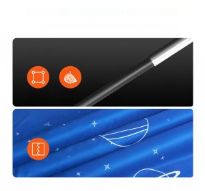 Namiot Sypialniany na Łóżko Baldachim Oddychający 200 x 105 x 120 cm 5