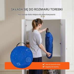 Namiot Sypialniany na Łóżko Baldachim Oddychający 200 x 105 x 120 cm 10