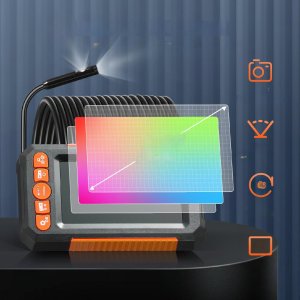 Kamera endoskopowa inspekcyjna Podwójny obiektyw 15m 4,3 cala 12