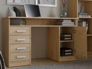 Biurko Dąb Artisan 125 cm x 55 cm 2