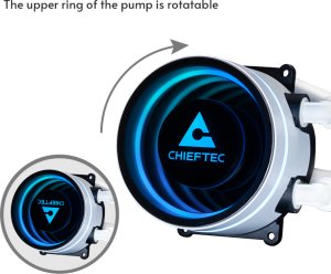 Chłodzenie wodne Chieftec Iceberg White 360 ARGB (CLC-360-RGB-W) 7