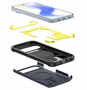 Etui Spigen Tough Armor Mag MagSafe do Google Pixel 10 / 10 Pro Metal Slate 5