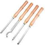 Dłuto dłuta noże do rzeźbienia w drewnie rzeźbiarskie zestaw dłut 4 szt. 2