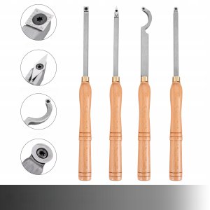 Dłuto dłuta noże do rzeźbienia w drewnie rzeźbiarskie zestaw dłut 4 szt. 6