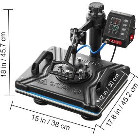 Prasa Termotransferowa Prasa termiczna do sublimacji 1000 W 8