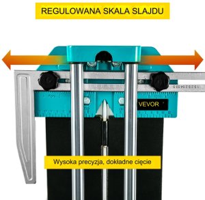 Maszynka do cięcia płytek Vevor Gilotyna maszynka do cięcia płytek glazury przecinarka ręczna 600 mm 4