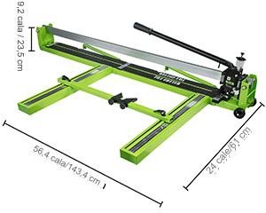 Maszynka do cięcia płytek Vevor Gilotyna do cięcia płytek glazury 1200 mm ręczna przecinarka precyzyjna 14