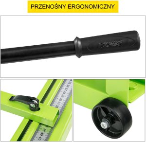 Maszynka do cięcia płytek Vevor Gilotyna do cięcia płytek glazury 1200 mm ręczna przecinarka precyzyjna 6