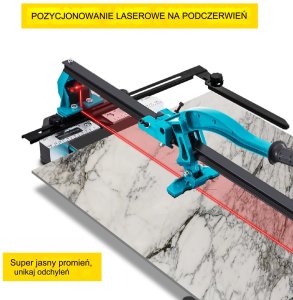 Maszynka do cięcia płytek Vevor Ręczna przecinarka do płytek 600 mm ze stopka podporową 3