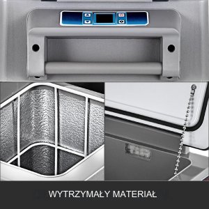 LODÓWKA TURYSTYCZNA SAMOCHODOWA PRZENOŚNA CHŁODZENIE 55L 120/240 V 12