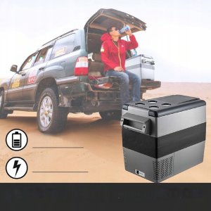 LODÓWKA TURYSTYCZNA SAMOCHODOWA PRZENOŚNA CHŁODZENIE 55L 120/240 V 5