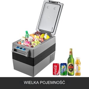 LODÓWKA TURYSTYCZNA SAMOCHODOWA PRZENOŚNA CHŁODZENIE 55L 120/240 V 8