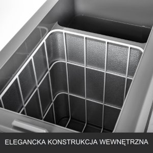 LODÓWKA TURYSTYCZNA SAMOCHODOWA PRZENOŚNA CHŁODZENIE 55L 120/240 V 10